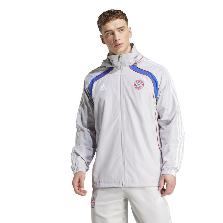 Bayern München Windbreaker Urban Purist - Grey - Men's-SoccerKits Hub | Buy Soccer Jerseys Online